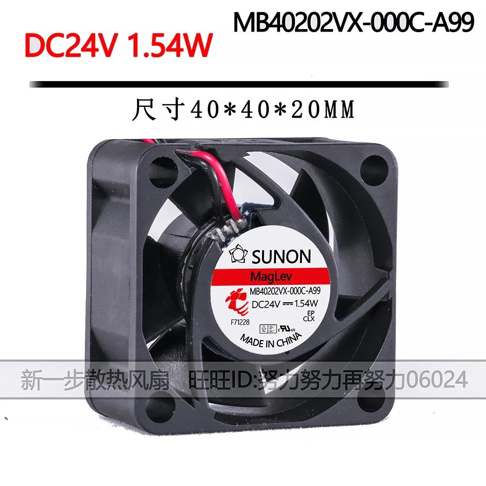 Sunon MB40202VX-000C-A99 ι  ð ǳ, 4cm 4020 40X40X2 0mm ǳ DC 24V 1.54W